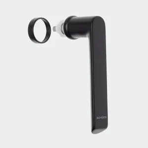 Manija - tirador Schuco 247002 para ventana a presión negro