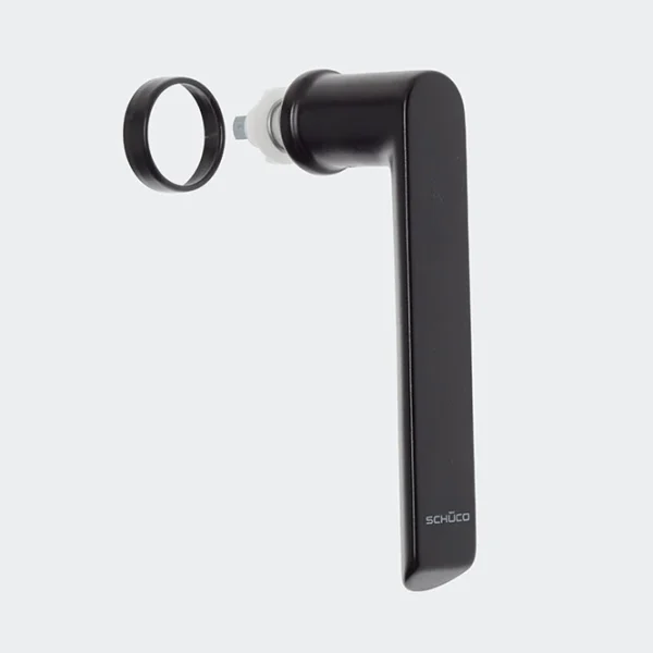 Manija - tirador Schuco 247002 para ventana a presión negro